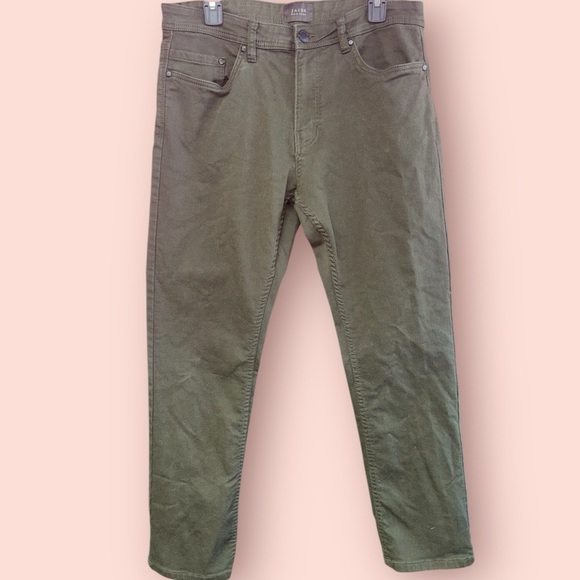 Jachs Green Slim Jeans with Classic Fit - Picture 2 of 6